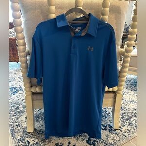 Under Armour Men's Vibrant Blue Polo